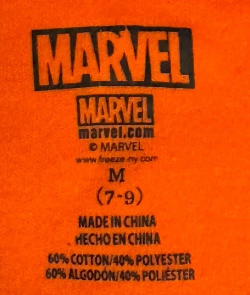 Толстовка Marvel Kids для Хэллоуина M 7-9 конфеты кукуруза Avengers уродливый свитер оранжевый  - Изображение 2 из 4