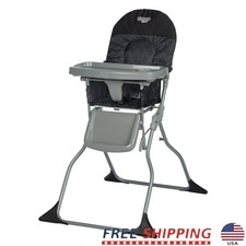 Adjustable Portable High Chair Baby Easy Clean Foldable Design W/ Tray New