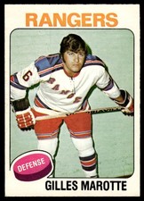 1975-76 O-Pee-Chee Vintage Hockey Gilles Marotte #164 VIEW SCAN