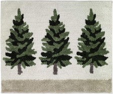 Christmas Bathroom Rug 20x30, Soft Absorbent Cotton