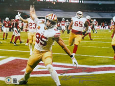 George Kittle Signed 8x10 Photo Beckett COA San Francisco 49ers Authentic Auto