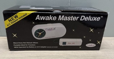 Awake Master Deluxe Alarm Clock with Silent Call Bed Shaker *Untested
