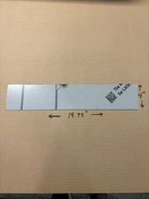 16 Gauge (.063” Thick) Stainless Steel T-304 Sheet 4” x 19.75” - Paper&brushed