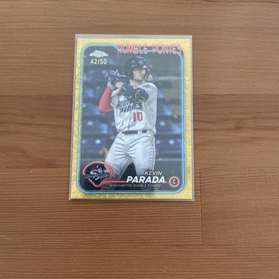2024 Topps Pro Debut Chrome Gold Mini-Diamond Refractor /50 Kevin Parada #PDC-96