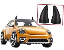 Funny Bean Sprouts/Snail Tentacle/Devil Horn car 2 Pcs Devil Horns-black