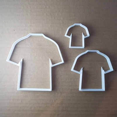 T-Shirt Top Trägershirt Kleidung Form Ausstecher Teig Keks Gebäck Fondant scharf