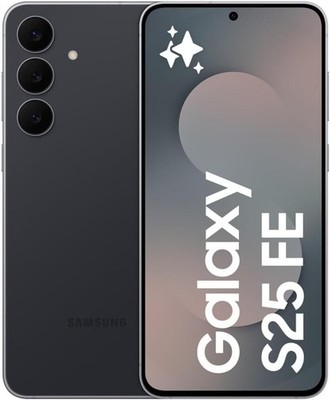 Samsung Galaxy S25 FE 5G AI Smartphone, 256GB, Jet Black, 6,7   AMOLED, entsperrt