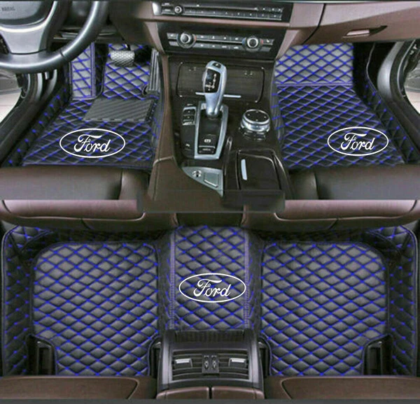For Ford All Models 2000-2023 Car Floor Mats Waterproof  Full Set Auto Pad Liner Foto 3 de 4