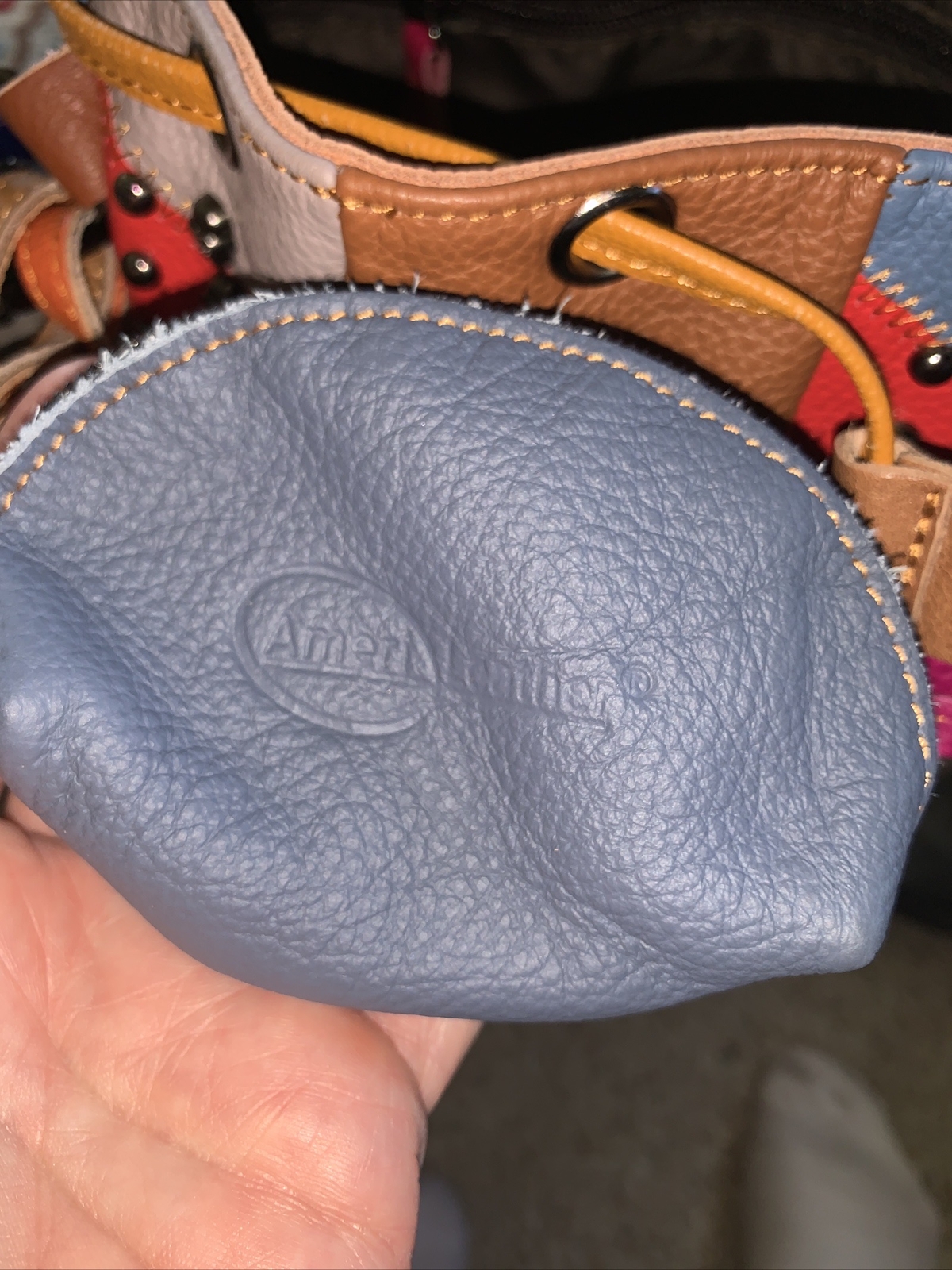 Ameri Leather Skulls And Rivets Patchwork Leather… - image 7