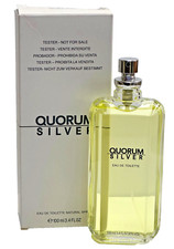 Quorum Silver by Puig For Men 3.4 oz Eau De Toilette Spray (Tester)