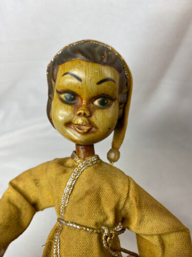 Mid Century 60's Vintage Tilso Pixie Elf Gypsy Weird Blow Mold Figure Hong Kong - Picture 15 of 19