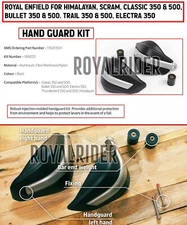 Fits Royal Enfield HAND GUARD KIT For HIMALAYANSCRAMCLASSICBULLETELECTRATRAILS