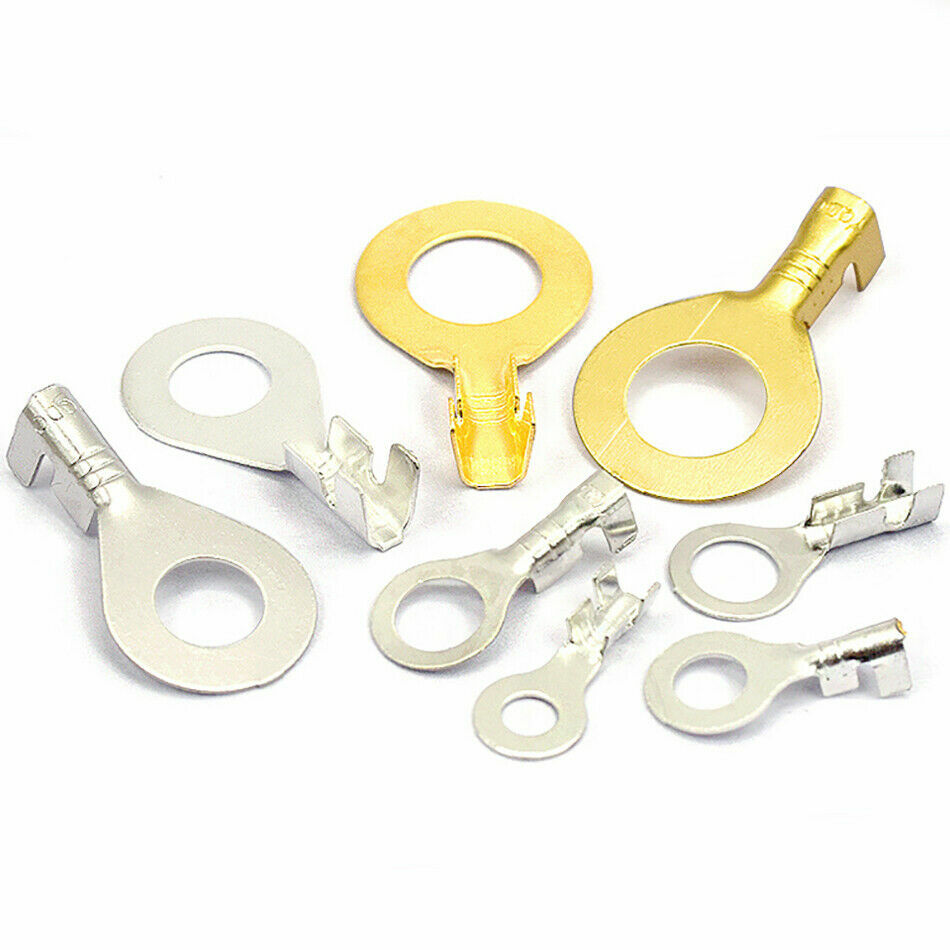 Spade Connector Crimp Terminal Kit - Male & Female 2.8mm, 4.8mm, 6.3mm Sizes For Wiring Projects