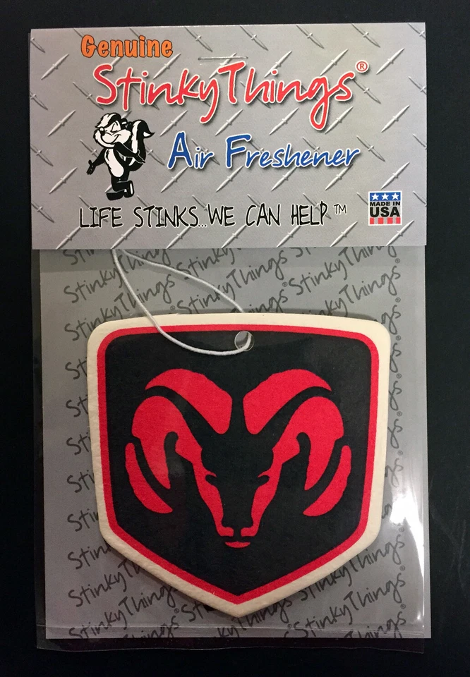DODGE RAM BLACK & RED AIR FRESHENER *BUY 5, GET 1 FREE ! 4X4 TRUCK HEMI CAR