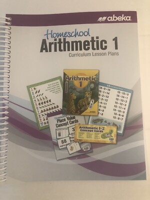 Abeka Homeschool Arithmetic 1 Curriculum Lesson Plans Third Edition