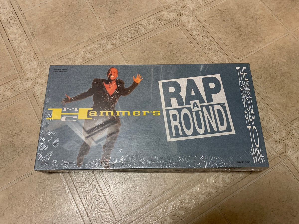 Rare MC Hammer's Rap A Round Board Game Tiger New Factory Sealed