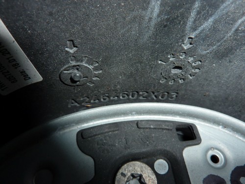 MERCEDES-BENZ W212 MULTI FUNCTION STEERING WHEEL A2464602X03 20U - Picture 5 of 5
