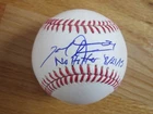 No Hitter MIKE FIERS signed HOUSTON ASTROS Baseball COA World Series Champions