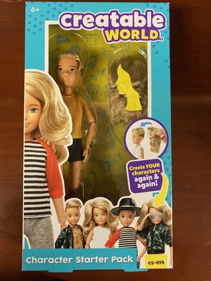 Mattel Creatable World /"Straw Blonde Hair/" Character Starter Pack CS-619