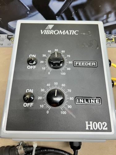 VIBROMATIC 12” Vibrating Bowl Feeder w/ H002 Control _MINT CONDITION!_*WARRANTY* - Picture 5 of 24