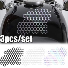 Motorcycle Sticker Honeycomb Waterproof Stickers Helmet Decals Car Stickers Bump