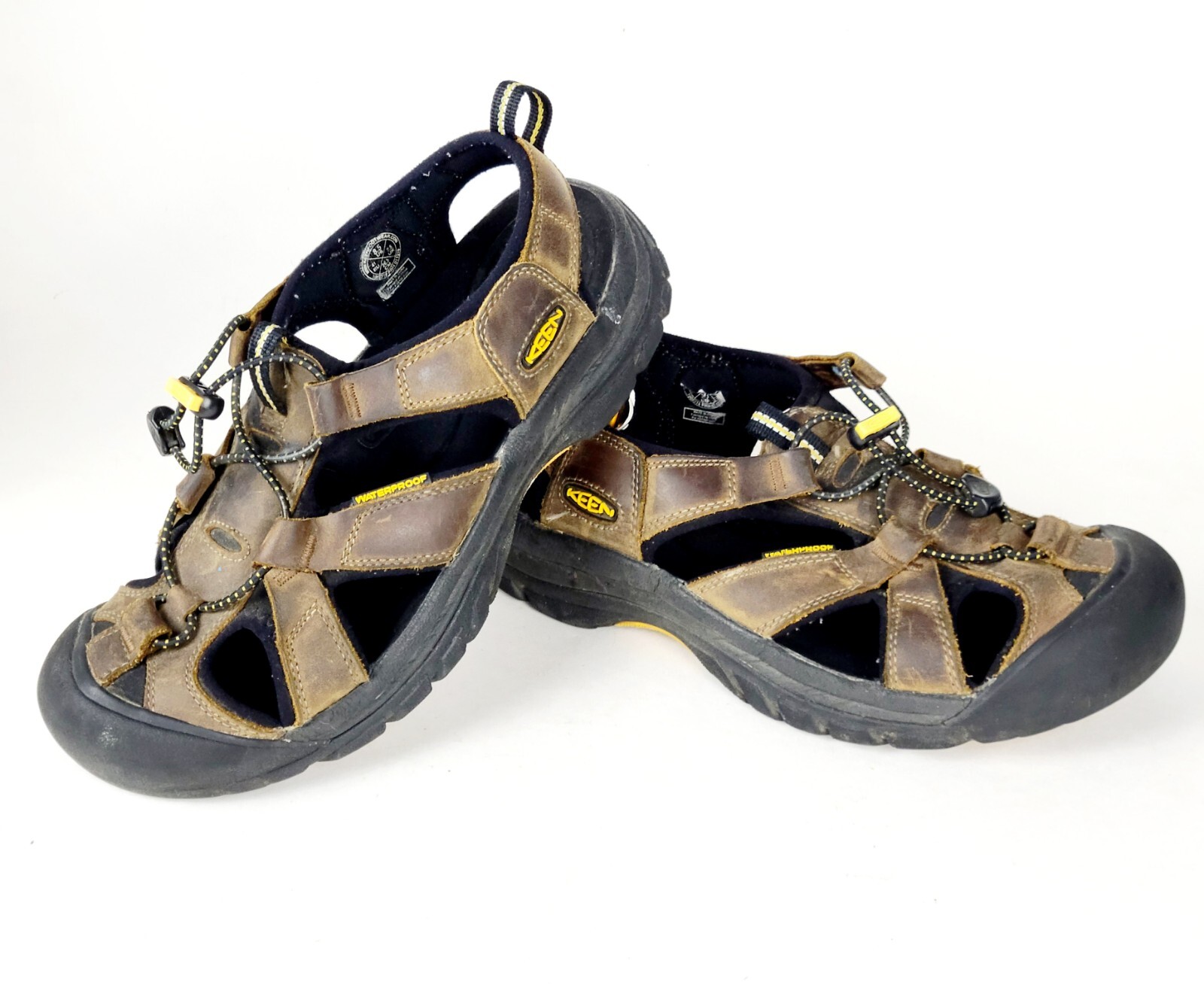 Sandali da uomo Keen Newport H2 da trekking per tutti i terreni marroni taglia: 8 5