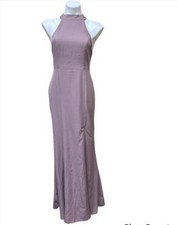 BHLDN LIGHT PURPLE Montreal High Neck Dress, US 8, UK 12