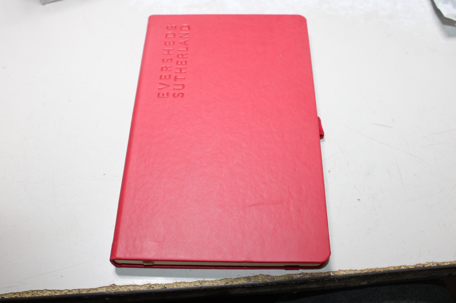 Notebook Castelli Made in Italy  RED Journal NEW Business Finance EVERSHEDS