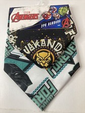 Marvel Avengers 2 PK Bandana 17.5  Wakanda Forever Collectable Black Panther