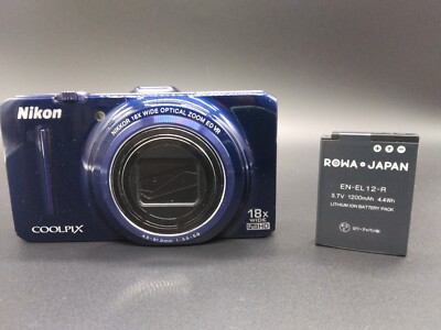 Nikon COOLPIX S9300 digital camera power on, switch, screen problem, for repair