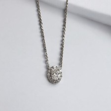 IGI-zertifizierter Anhänger 1,50 ct im Labor gezüchteter ovaler Diamant 950...