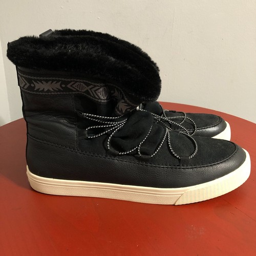 TOMS Alpine Womens Size 12 Shoes Black 