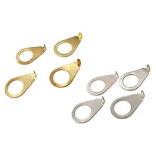 Les Paul Knob Pointer Set Steel Washers Knobs Pack of 4 Nickel or Gold