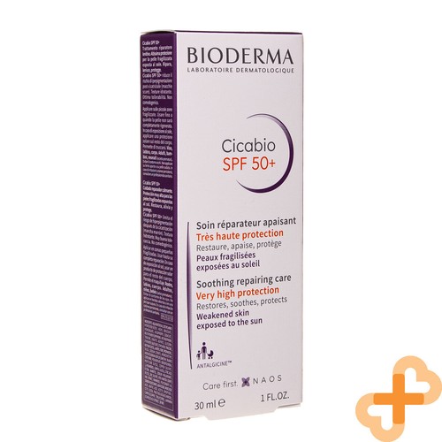 BIODERMA CICABIO Regenerating Cream With High Sun Protection SPF50 30 ml - Picture 3 of 12