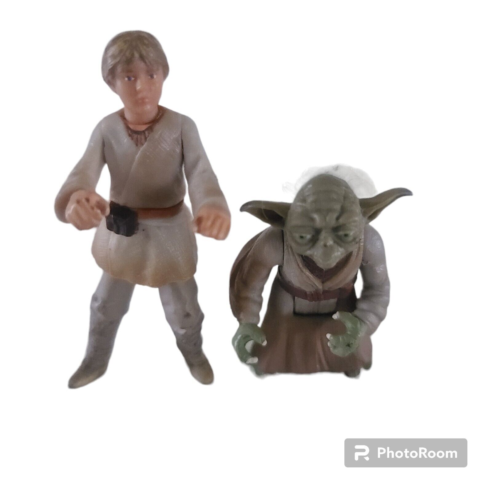 Star Wars Anakin Skywalker Yoda Action Figure Lot Of 2 The Power Of The Force 