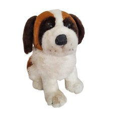 Kellytoy St. Bernard Dog 13 Plush Stuffed Animal read Desc Sitting