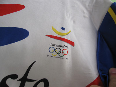 Veste cycliste BANESTO Expo Sevilla JO BARCELONA 92 Jacket chaquetta giacca L
