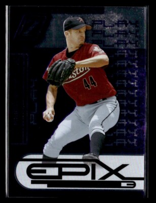 2005 Donruss Zenith #E-14 Roy Oswalt Epix Game Blue #/350