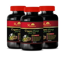 pain relief hemp oil, ORGANIC HEMP SEED OIL 1400mg, omega 3-6-9 supplement 3B