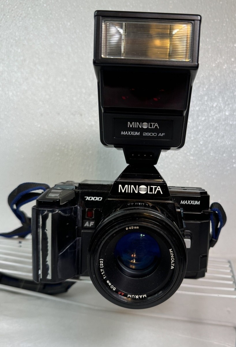 Minolta Maxxum 7000 AF - AF 50 Lense & 2800AF Flash Tested