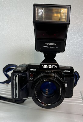 Minolta Maxxum 7000 AF - AF 50 Lense & 2800AF Flash Tested