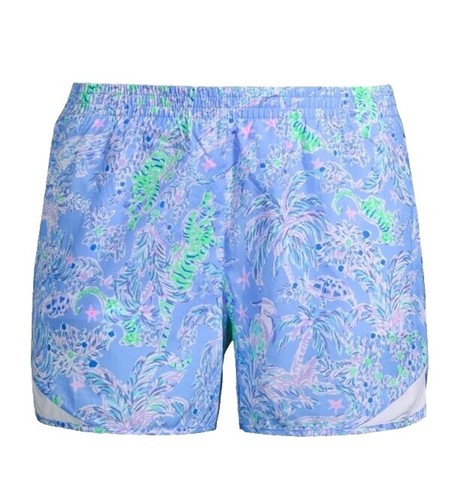 Short Lilly Pulitzer Callahan - Multicolore Bleu/Corail, Taille 00 (XXS), Neuf Avec Étiquette