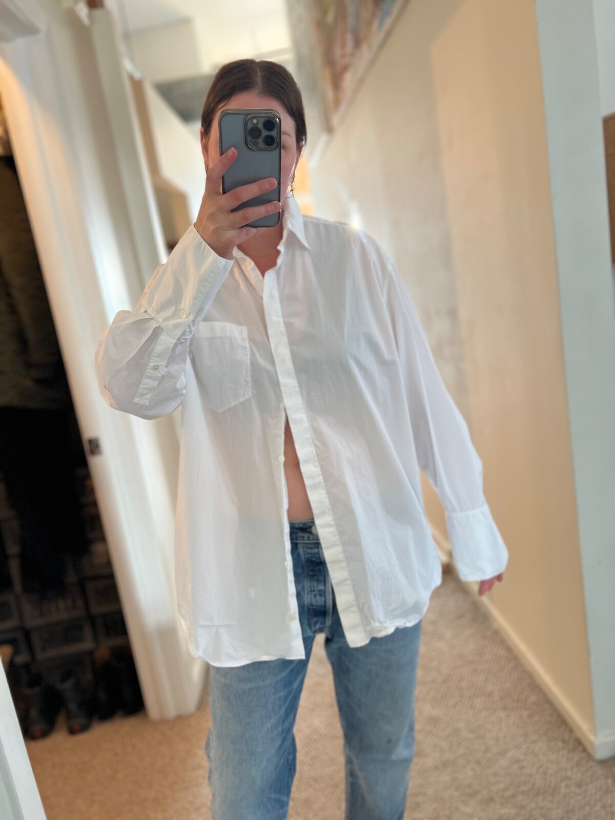 FILA Camicia The Row bianca buttondown taglia small ottime condizioni