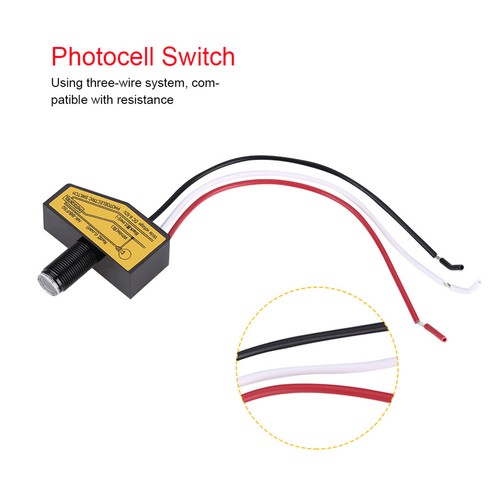 Photocell Switch Remote Switching Sensor Dusk To Till Dawn Mini Light Switching - Picture 4 of 9