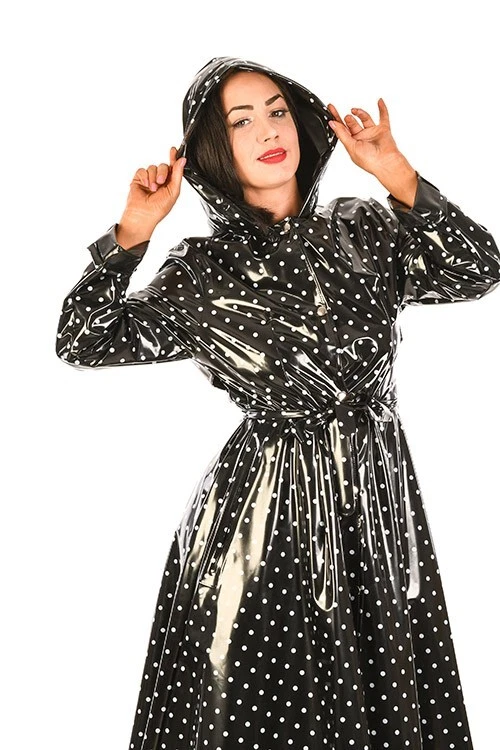 Regenmantel Raincoat Mac Coat Manteau de pluie Impermeable glänzendes PVC - Bild 2 von 2