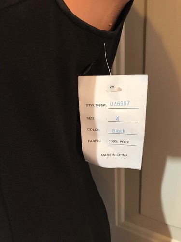 SPENSER JEREMY, Talla 4, ""VESTIDO NEGRO PEQUEÑO"" 100% Poliéster. NUEVO. - Imagen 11 de 11