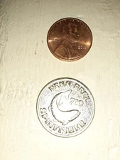 Vintage Penn Reel 710 Spinfisher Part Metal Emblem Rare . Collect Or Repair Rod