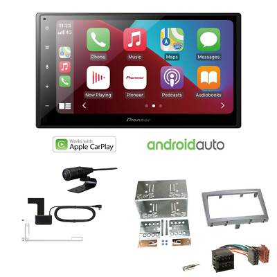Pioneer Radio Android Apple CarPlay DAB für Porsche Cayman 2005-2009 vulkangrau