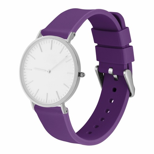 WOCCI Cinturino Orologio Silicone Cinturini Gomma 12 14 15 16 17 18 19 20 21 22 24mm - Foto 128 di 143