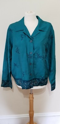 dressy teal blouse